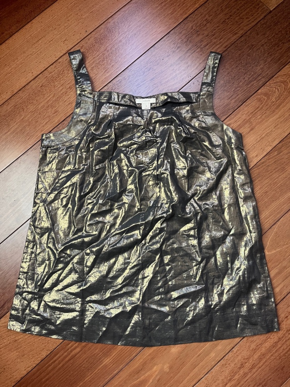 NWOT J. Crew Bronze Metallic Camisole